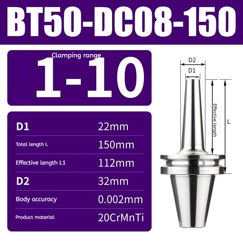 10045 BT30/BT40/BT50-DC high precision back-pull tool holder Shandong Denso Pricision Tools Co.,Ltd.